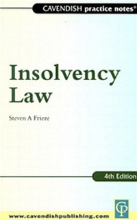 Abbildung von: Practice Notes on Insolvency Law 3/e - Birkbeck Law Press