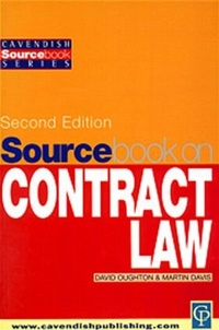 Abbildung von: Sourcebook on Contract Law - Birkbeck Law Press