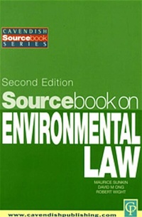 Bild: Sourcebook on Environmental Law - Routledge Cavendish