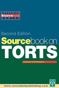 Abbildung von: Sourcebook on Tort Law 2/e - Routledge Cavendish