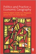 Cover: Politics and Practice in Economic Geography - SAGE Publications Ltd