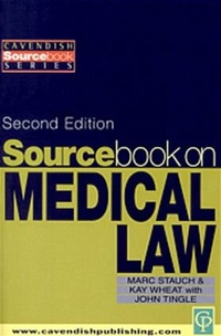 Abbildung von: Sourcebook on Medical Law - Birkbeck Law Press