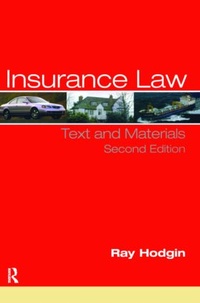 Enlarge image Cover: Insurance Law - Routledge Cavendish