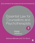 Cover: Essential Law for Counsellors and Psychotherapists - SAGE Publications Ltd