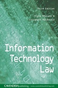 Cover: Information Technology Law - Routledge Cavendish