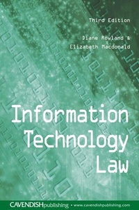 Abbildung von: Information Technology Law - Routledge Cavendish