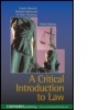 Cover: Critical Introduction to Law - Routledge Cavendish