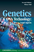 Cover: Genetics and DNA Technology: Legal Aspects - Routledge Cavendish