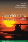 Cover: Competition Law and Policy in the EU and UK - Routledge Cavendish