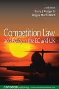 Cover: Competition Law and Policy in the EU and UK - Routledge Cavendish
