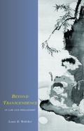 Cover: Beyond Transcendence in Law and Philosophy - Birkbeck Law Press