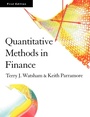 Cover: Quantitative Methods for Finance - Cengage Learning EMEA