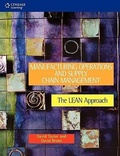 Cover: Manufacturing Operations and Supply Chain Management : The LEAN Approach - Thomson Learning