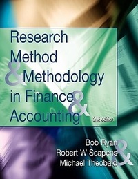 Enlarge image Cover: Research Methods and Methodology in Finance and Accounting - Cengage Learning EMEA