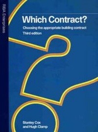 Abbildung von: Which Contract? - RIBA Publications