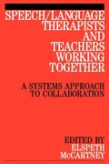 Cover: Speech / Language Therapists and Teachers Working Together - Wiley