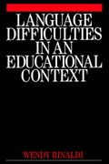 Cover: Language Difficulties in an Educational Context - Wiley