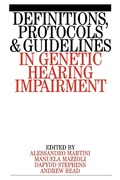 Cover: Definitions, Protocols and Guidelines in Genetic Hearing Impairment - Wiley