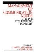 Cover: Management of Communication Needs in People with Learning Disability - Wiley
