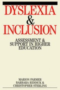 Cover: Dyslexia and Inclusion - Wiley