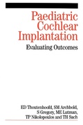 Cover: Paediatric Cochlear Implantation - Wiley