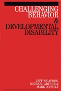 Cover: Challenging Behaviour and Developmental Disability - Wiley