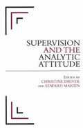 Cover: Supervision and the Analytic Attitude - Wiley