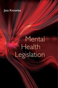 Cover: Mental Health Legislation - Whurr Publishers Ltd