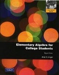 Cover: Elementary Algebra for College Students - Pearson