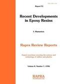 Cover: Recent Developments in Epoxy Resins - Rapra Technology Ltd