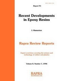 Enlarge image Cover: Recent Developments in Epoxy Resins - Rapra Technology Ltd