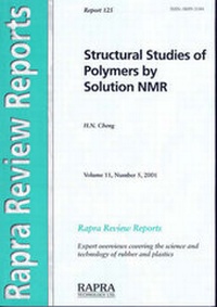 Enlarge image Cover: Structural Studies of Polymers by Solution NMR - Rapra Technology Ltd