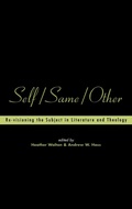 Cover: Self/Same/Other - Sheffield Academic Press