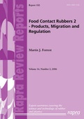 Cover: Food Contact: Rubbers v. 2 - Rapra Technology Ltd