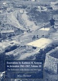 Cover: Excavations in Jerusalem 1961-1967: Settlement in the Bronze and Iron Ages v. 3 - Continuum International Publishing Group Ltd.