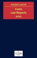 Cover: Costs Law Reports 2011 - Class Legal