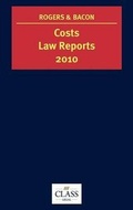 Cover: Costs Law Reports 2010 - Class Legal