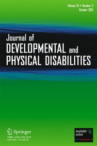 Abbildung von: Journal of Developmental and Physical Disabilities - Springer