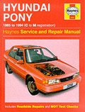 Cover: The Hyundai Pony Service Repair Manual - Haynes Manuals Inc