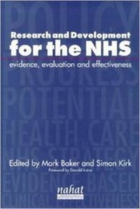 Enlarge image Cover: Research and Development for the NHS - Radcliffe Publishing Ltd