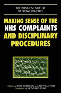 Enlarge image Cover: Guide to the NHS Complaints and Disciplinary Procedures - Radcliffe Publishing Ltd