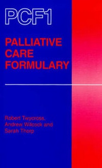 Enlarge image Cover: Palliative Care Formulary - Radcliffe Publishing Ltd