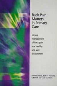 Enlarge image Cover: Back Pain Matters in Primary Care - Radcliffe Publishing Ltd