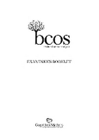Enlarge image Cover: BCoS Cognitive Screen - Psychology Press Ltd
