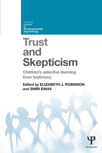 Enlarge image Cover: Trust and Skepticism - Psychology Press Ltd