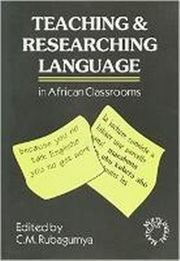 Abbildung von: Teaching and Researching Language in African Classrooms - Multilingual Matters