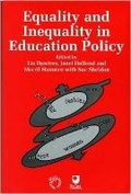 Cover: Equality and Inequality in Education Policy - Multilingual Matters
