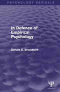 Bild: In Defence of Empirical Psychology (Psychology Revivals) - Psychology Press Ltd