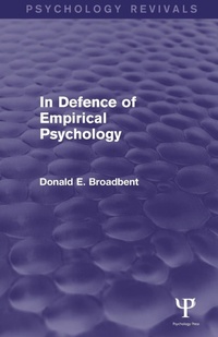 Abbildung von: In Defence of Empirical Psychology (Psychology Revivals) - Psychology Press Ltd