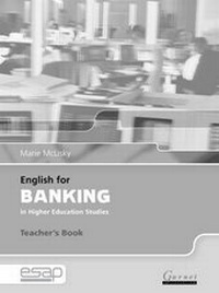 Abbildung von: English for Banking Teacher Book - Garnet Education